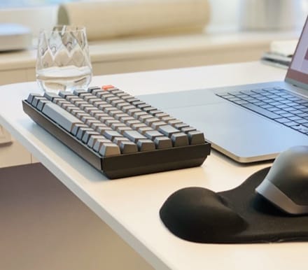 typemaster keyboard on the desk